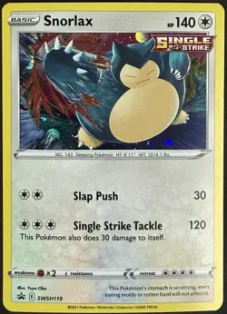 Snorlax - Holo Promo SWSH: Sword & Shield Promo Cards SWSH119 NM - Image 1