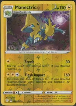 Manectric 059/189 Darkness Ablaze NM Reverse Holo Pokemon Card TCG - Image 1