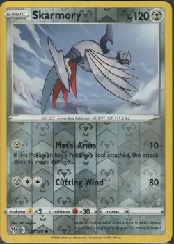 Skarmory 120/189 Reverse Holo Darkness Ablaze Pokemon Card - Image 1