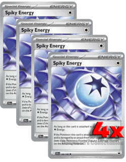 Spiky Energy - X4 Playset - Pokemon TCG Card - Journey Together JTG #159/159 - Image 1