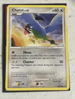 Chatot 55/100 - Majestic Dawn - Common - Pokemon Card TCG - Image 1