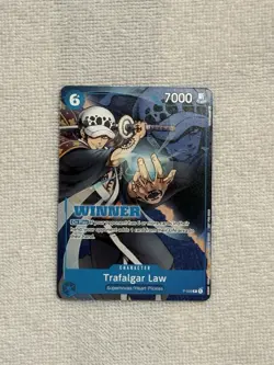 One Piece Card Game - Trafalgar Law P-009 (Winner Tournament Pack Vol. 1) EN NM - Image 1