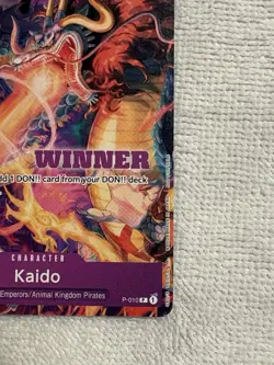 Kaido - P-010 (Winner Pack Vol. 1) P-010 One Piece Promotion Cards Regular NM - Image 5