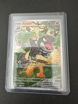 Pokemon Tyrunt 070 Mega Evolution Black Star Promo Card w/ Top Loader - Image 1