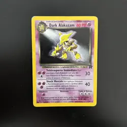 Pokemon Card Dark Alakazam Holo 1/82 Team Rocket ITA Italiano Played PL - Image 1