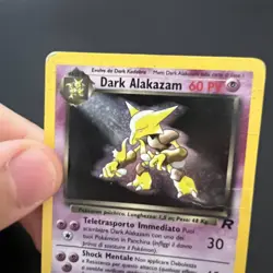 Pokemon Card Dark Alakazam Holo 1/82 Team Rocket ITA Italiano Played PL - Image 3