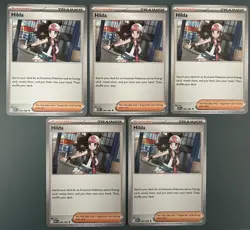 Pokemon Card Lot Of 5 Hilda 084/086 WHT 4x Playset+ NM - Image 2