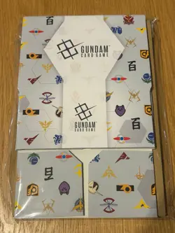 Gundam Card Game -English Storage Box & Resource Card Set - EVX07 - New & Sealed - Image 1