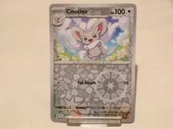Pokemon TCG Cinccino 126/159 – SV09 Journey Together Reverse Holo Uncommon Card - Image 1