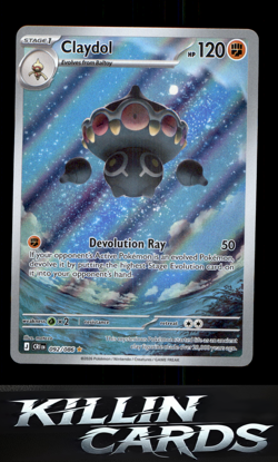 Claydol - 092/086 092/086 Pokemon Illustration Rare ME04: Chaos Rising Card NM - Image 1