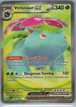Venusaur ex 182/165 SV: Scarlet & Violet 151 - Pokemon Card - NM - Image 1