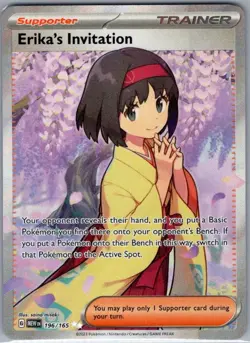 Erika's Invitation - 196/165 SV: Scarlet & Violet 151 - Pokemon Card - NM - Image 1