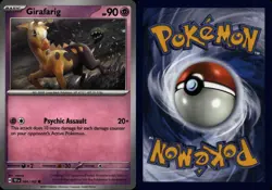 GIRAFARIG 066/162 Pokemon Card Temporal Forces Near Mint - Image 3