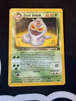 Pokemon Card - Dark Arbok [W Stamped] WoTC Promo Team Rocket 19/82 Promo - Image 1