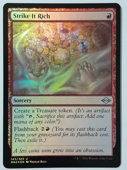 Strike It Rich (Foil, #143) - NM - MH2 Modern Horizons 2 - MTG Magic - Image 1