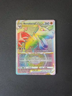 Aerodactyl VSTAR Rainbow Rare Full Art Pokemon Card, Lost Origin, 199/196 - Image 2