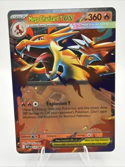 Mega Charizard Y Ex 30 Pokemon TCG Black Star Promo - Image 1