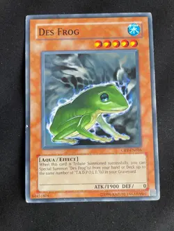 Yu-Gi-Oh! TCG Des Frog CRV MP Unlimited Common - Image 1