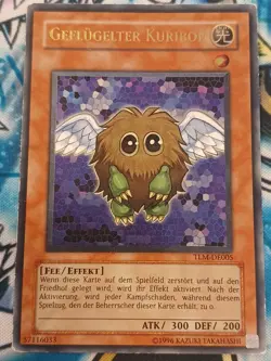 Geflugelter Kuriboh TLM-DE005 Ultimate Rare Deutsch VG YUGIOH - Image 1