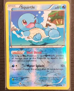 SQUIRTLE 29/149 COMMON BOUNDARIES CROSSED POKEMON REVERSE HOLO LP - Image 1