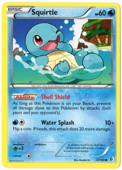 Squirtle - 29/149 - Non-Holo- Pokemon Boundaries Crossed - Near Mint - Image 1