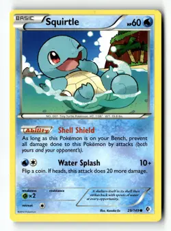 Pokemon Card Squirtle LP Boundaries Crossed 29/149 - Image 1