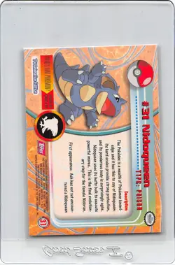 Nidoqueen #31 - RED LOGO - NON-HOLO - Series 1 - TOPPS POKEMON CARD - NM - Image 2