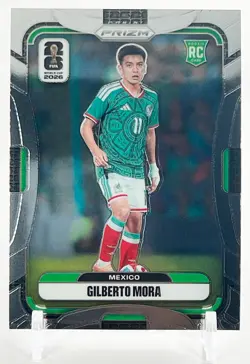 Gilberto Mora 2026 Panini Prizm FIFA World Cup RC BASE Card Rookie #290 Mexico - Image 1