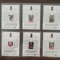Upper Deck Elements of Style Michael Jordan Bulls 1991-92 6-Card Lot #122 #127 - Image 2