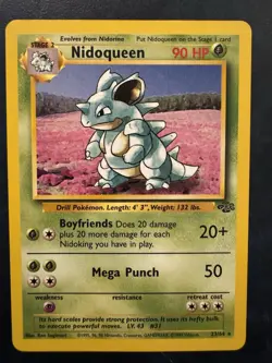 Pokemon TCG Nidoqueen Jungle 23/64 Unlimited Rare LP Condition, Vintage - Image 1