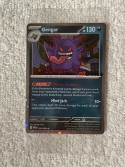 Gengar - 050/088 - EB Games Stamp - Pokemon Card - SEALED - Image 1