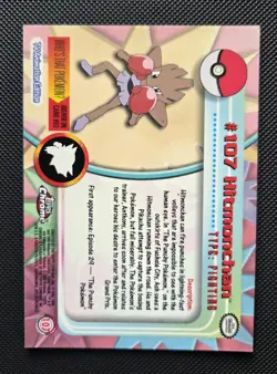Hitmonchan #107 | Topps Chrome | Series 2 | NM condition | Pokemon - Image 2