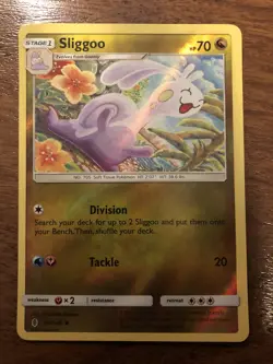 Pokemon TCG Guardians Rising Uncommon Reverse Holo Sliggoo 95/145 - Image 1