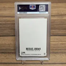 1996 SKYBOX Z-FORCE MICHAEL JORDAN Z-CLING PSA 9 - Image 2