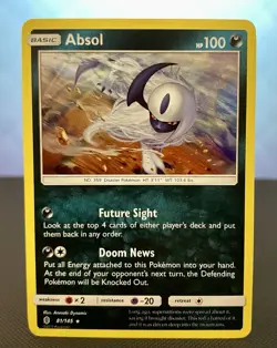 Pokemon TCG Absol 81/145 Holo Rare Guardians Rising 2017 Pokemon Card - Image 1