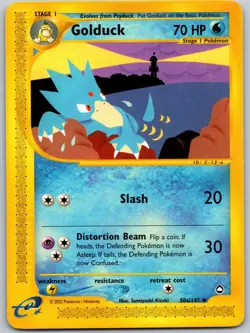 GOLDUCK (50A) POKEMON AQUAPOLIS 50A/147 UNCOMMON LP - Image 2