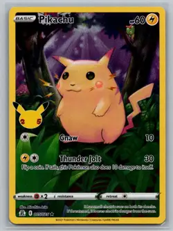Pikachu 005/025 Holo Rare Celebrations Pokemon Near Mint - Image 1