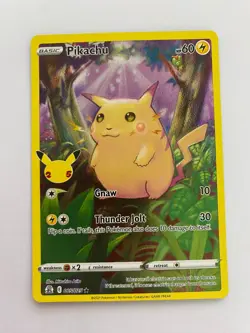 Pikachu 005/025 Holo Rare Celebrations Pokemon Holo NM/M - Image 1