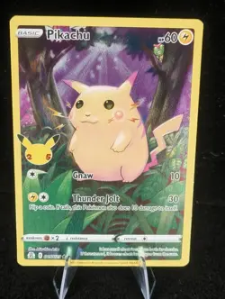 Pikachu 005/025 Holo Rare Celebrations Pokemon - Image 1