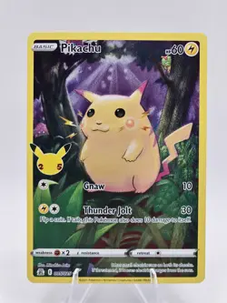 The Pokemon Company: Pikachu Celebrations 005/025 Holo Rare 25th Eng 2021 - Image 1
