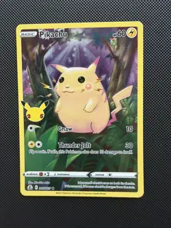 Pokemon Pikachu TCG Holo Rare Card Celebrations 005/025 LP - Image 1