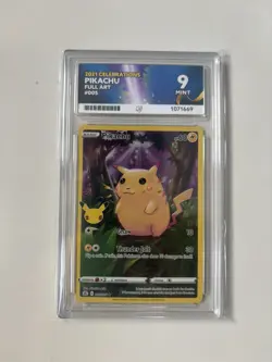 Pokemon Pikachu TCG Holo Rare Card Celebrations 005/025 Ace 9 - Image 1