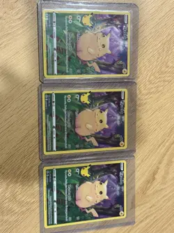 Pokemon TCG Pikachu Celebrations 005/025 Holo Holo Rare (x3) - Image 1