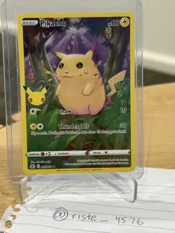Pokemon TCG Pikachu Celebrations 005/025 Holo Holo Rare (x3) - Image 2
