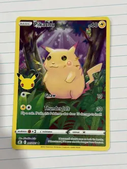 Pokemon TCG Pikachu Celebrations 005/025 Holo Holo Rare (x3) - Image 3