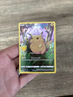 Pokemon Pikachu TCG Holo Rare Card Celebrations 005/025 - Image 1