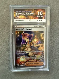 Acerolas Mischief 183/132 ACE 10 Special Illustration Pokemon Mega Evolution 👻 - Image 1