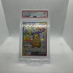 2024 POKEMON SSP EN-SURGING SPARKS #219 PIKACHU EX ULTRA RARE PSA 9 MINT - Image 1
