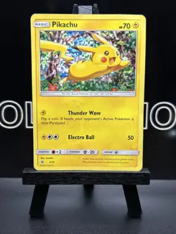 2016 Pikachu 5/12 Holo McDonald's Promo Pokemon Card MP - Image 2