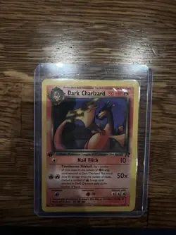 Dark Charizard First Edition Non-Holo Card 21/82 Pokemon Card - Image 1